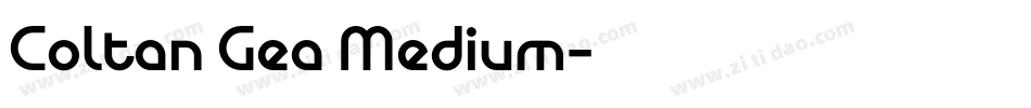Coltan Gea Medium字体转换
